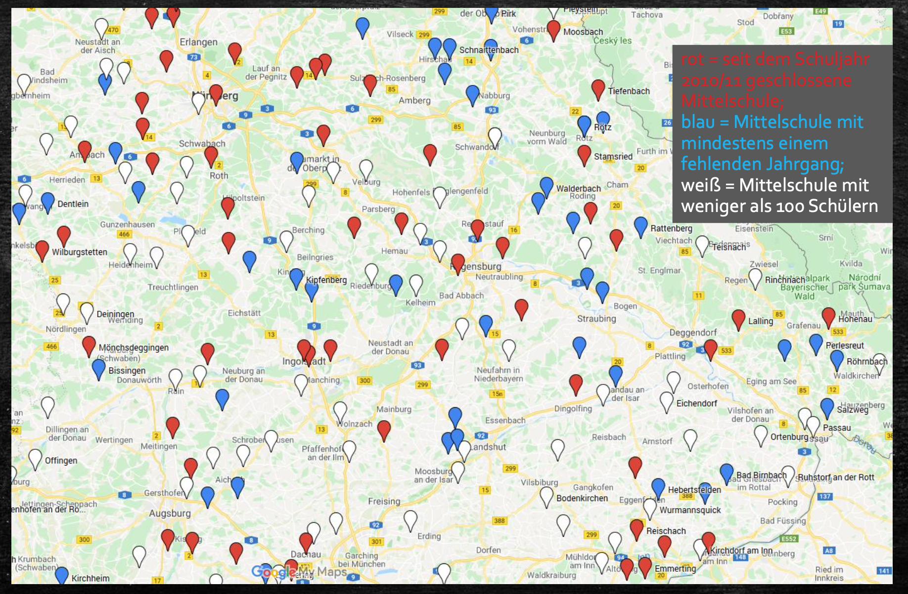 Mittelschulen sterben aus in Bayern