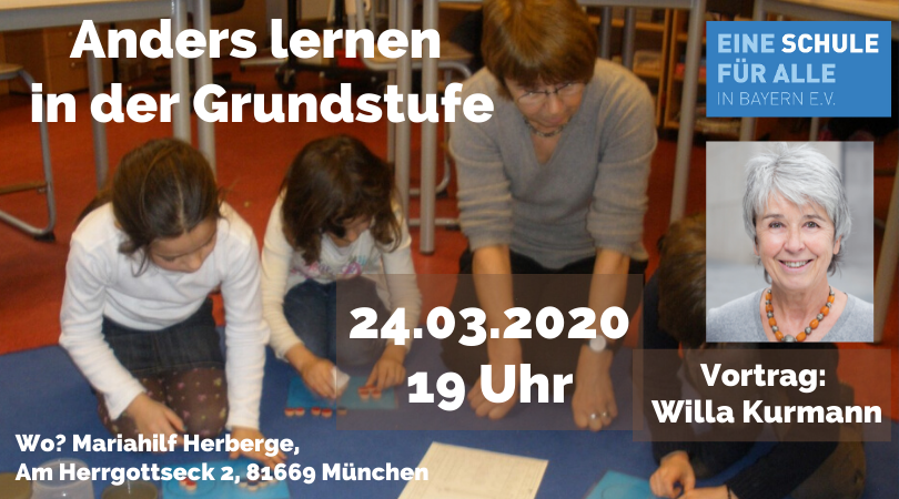 Vortrag: Anders Lernen in der Grundschule